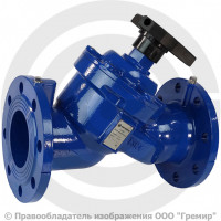 Клапан балансировочный ручной чугунный фланцевый Ду-50 Ру-16 Kvs=41.9м3/ч с измерительными ниппелями Benarmo Клапан балансировочный ручной чугунный фланцевый Ду-50 Ру-16 Kvs=41.9м3/ч с измерительными ниппелями Benarmo
