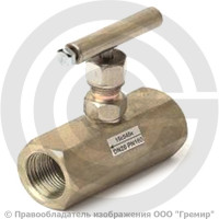 Клапан запорный игольчатый (вентиль) стальной муфтовый Ду-6 Ру-16 ВР (ВН) (Т<300°С) 15с54бк1 Клапан запорный игольчатый (вентиль) стальной муфтовый Ду-6 Ру-16 ВР (ВН) (Т<300°С) 15с54бк1