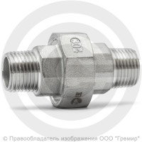 Американка нержавеющая AISI 316 НР (НАР) Ду-20 (3/4") Американка нержавеющая AISI 316 НР (НАР) Ду-20 (3/4")