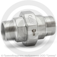 Американка нержавеющая AISI 316 НР (НАР) Ду-25 (1") Американка нержавеющая AISI 316 НР (НАР) Ду-25 (1")