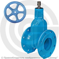 Задвижка чугунная фланцевая Ду-300 Ру-10 (Т<70°С) A 4000A Hawle Задвижка чугунная фланцевая Ду-300 Ру-10 (Т<70°С) A 4000A Hawle