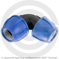 Отвод ПЭ компрессионный переходной Дн 25-20 90гр Ру-16 RTP (РосТурПласт) Отвод ПЭ компрессионный переходной Дн 25-20 90гр Ру-16 RTP (РосТурПласт)