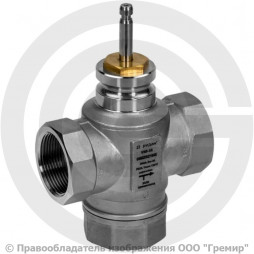 Клапан регулирующий нержавеющий Ду-15 Ру-25 ВР (ВН) G1/2" Kvs=4 м3/ч VRB-3R Ридан