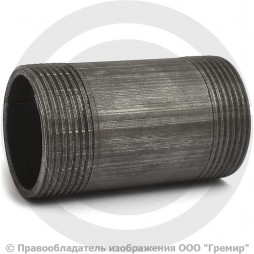 Бочонок стальной L=80мм Ду-40 (1 1/2") АС