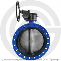 Затвор чугунный поворотный фланцевый с редуктором Ду-700 Ру-10/16 EPDM с чугунным диском Benarmo Затвор чугунный поворотный фланцевый с редуктором Ду-700 Ру-10/16 EPDM с чугунным диском Benarmo