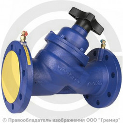 Клапан балансировочный автоматический чугунный фланцевый Ду-65 Ру-16 Kvs=88.8м3/ч 447 Zetkama