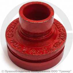 Переход под муфту грувлок Ду 100-80 (Дн 108х89) Ру-20 XGQT11