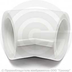 Угольник PP-R белый внутренняя пайка Дн 75 45гр RTP (РосТурПласт)