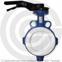 Затвор дисковый поворотный межфланцевый Ду-100 Ру-16 PTFE с нержавеющим диском Tecofi VP4449R-02PTFE Затвор дисковый поворотный межфланцевый Ду-100 Ру-16 PTFE с нержавеющим диском Tecofi VP4449R-02PTFE