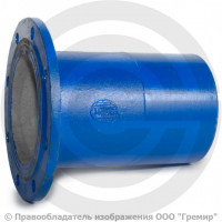 Патрубок фланец-гладкий конец ПФГ Ду-250 (L=1200) ВЧШГ с ЦПП цинк+AL ГОСТ ISO 2531-2012 Патрубок фланец-гладкий конец ПФГ Ду-250 (L=1200) ВЧШГ с ЦПП цинк+AL ГОСТ ISO 2531-2012