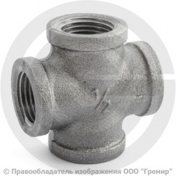 Крестовина чугунная ВР (ВН) Ду 15 (1/2")