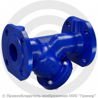 Фильтр сетчатый Y-образный чугунный фланцевый Ду-65 Ру-16 (Т<150°С) LD ФСФ.065.16 Фильтр сетчатый Y-образный чугунный фланцевый Ду-65 Ру-16 (Т<150°С) LD ФСФ.065.16