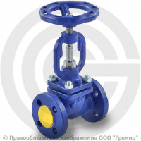 Клапан запорный стальной фланцевый Ду-32 Ру-40 (Т<400°С) сальниковый 215F Zetkama Клапан запорный стальной фланцевый Ду-32 Ру-40 (Т<400°С) сальниковый 215F Zetkama