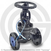 Клапан запорный стальной фланцевый Ду-25 Ру-16 (Т<425°С) 15с65нж Китай Клапан запорный стальной фланцевый Ду-25 Ру-16 (Т<425°С) 15с65нж Китай