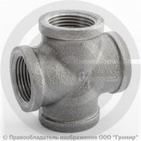 Крестовина чугунная ВР (ВН) Ду 20 (3/4") Крестовина чугунная ВР (ВН) Ду 20 (3/4")