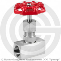 Клапан запорный игольчатый (вентиль) нержавеющий муфтовый Ду-15 (1/2") Ру-400 ВР (ВН) (Т<190°С) NK-ZN15/4 Клапан запорный игольчатый (вентиль) нержавеющий муфтовый Ду-15 (1/2") Ру-400 ВР (ВН) (Т<190°С) NK-ZN15/4
