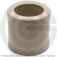 Муфта PP-R серая внутренняя пайка Дн 25 VALFEX Муфта PP-R серая внутренняя пайка Дн 25 VALFEX