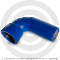 Колено раструб-гладкий конец УРГ Ду-200 Тайтон ВЧШГ с ЦПП цинк+AL ГОСТ ISO 2531-2012 Колено раструб-гладкий конец УРГ Ду-200 Тайтон ВЧШГ с ЦПП цинк+AL ГОСТ ISO 2531-2012