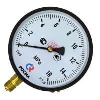 Манометр радиальный диаметр 150мм 0-6 кгс/см2 (0-0,6 МПа) G1/2" ТМ-610Р.00 Росма Манометр радиальный диаметр 150мм 0-6 кгс/см2 (0-0,6 МПа) G1/2" ТМ-610Р.00 Росма