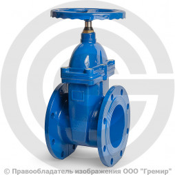 Задвижка чугунная фланцевая Ду-150 Ру-16 (Т<120°С) 30ч39р Китай