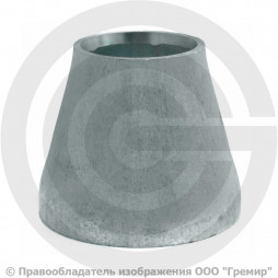 Переход 60,3х3,5-33,7х3,2 (Ду 50-25) оцинкованный концентрический исп.1 шовный