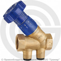 Клапан балансировочный ручной латунный муфтовый Ду-20 Ру-25 ВР (ВН) Kvs=5.33м3/ч без ниппелей CIM 787OT/2R Cimberio Клапан балансировочный ручной латунный муфтовый Ду-20 Ру-25 ВР (ВН) Kvs=5.33м3/ч без ниппелей CIM 787OT/2R Cimberio