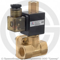 Клапан электромагнитный латунный Ду-20 (3/4") Ру-16 ВР (ВН) с катушкой 220В (Т<90°С) НЗ СК-11-15-ВД Росма Клапан электромагнитный латунный Ду-20 (3/4") Ру-16 ВР (ВН) с катушкой 220В (Т<90°С) НЗ СК-11-15-ВД Росма