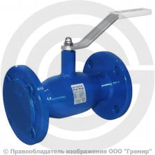 Кран стальной фланцевый Ду-80 Ру-16 L=290мм полнопроходной Temper КШ.Ц.Ф. П/П