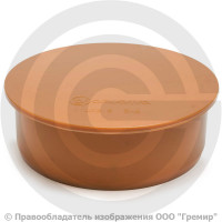 Заглушка НПВХ (ПВХ) коричневая Дн 110 б/нап Aquaviva Заглушка НПВХ (ПВХ) коричневая Дн 110 б/нап Aquaviva