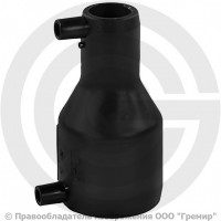 Муфта ПЭ100 электросварная переходная Дн 90-50 Ру-16 SDR11 EUROSTANDARD Муфта ПЭ100 электросварная переходная Дн 90-50 Ру-16 SDR11 EUROSTANDARD