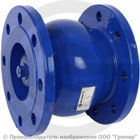 Клапан обратный пружинный чугунный фланцевый Ду-250 Ру-16 (Т<80°С) диск чугун+NBR Benarmo Клапан обратный пружинный чугунный фланцевый Ду-250 Ру-16 (Т<80°С) диск чугун+NBR Benarmo