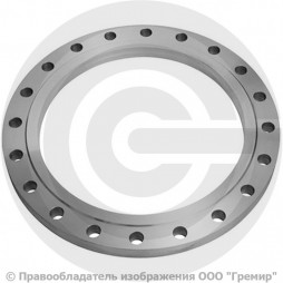 Фланец плоский 09Г2С 1-500-16 ГОСТ 12820-80, Ру-16, Ду-500
