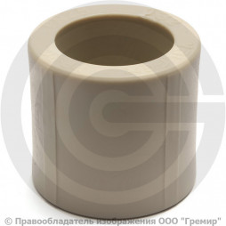Муфта PP-R серая внутренняя пайка Дн 63 VALFEX