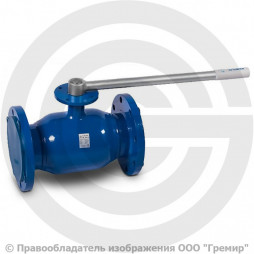 Кран стальной фланцевый ISO Ду-150 Ру-16 L=410мм полнопроходной Temper КШ.Ц.Ф. П/П