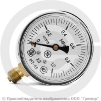 Манометр радиальный диаметр 63мм 0-10 кгс/см2 (0-1,0 МПа) G1/4" МТ-63 Багория Манометр радиальный диаметр 63мм 0-10 кгс/см2 (0-1,0 МПа) G1/4" МТ-63 Багория