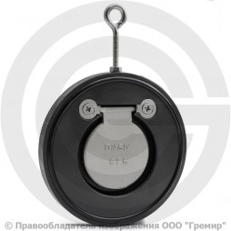 Клапан обратный одностворчатый стальной межфланцевый Ду-350 Ру-16 (Т<110°С) диск нерж Benarmo