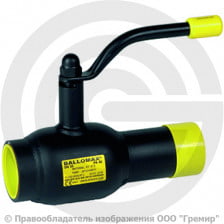 Кран стальной резьба-сварка Ду-15 (1/2") Ру-40 L=138мм Broen Ballomax КШТ 60.101.015