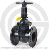Задвижка чугунная фланцевая Ду-125 Ру-10 (Т<225°С) 30ч6бр Китай Задвижка чугунная фланцевая Ду-125 Ру-10 (Т<225°С) 30ч6бр Китай
