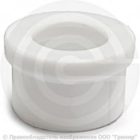 Бурт PP-R под американку белый внутренняя пайка Дн 40 Ру-25 VALFEX Бурт PP-R под американку белый внутренняя пайка Дн 40 Ру-25 VALFEX