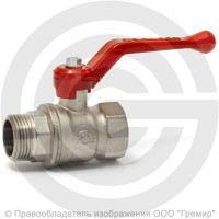 Кран латунный Ду-15 (1/2") Ру-40 ВР-НР (ВН-НАР) никель рычаг VALFEX 11Б27фт1М Кран латунный Ду-15 (1/2") Ру-40 ВР-НР (ВН-НАР) никель рычаг VALFEX 11Б27фт1М