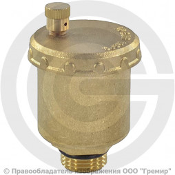 Воздухоотводчик автоматический латунный Ду-15 (1/2") Ру-10 НР (НАР) Aquasfera 5003