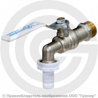 Кран латунный водоразборный Ду-20 (3/4") Ру-16 НР-Штуцер никель рычаг Aquasfera 1119 Кран латунный водоразборный Ду-20 (3/4") Ру-16 НР-Штуцер никель рычаг Aquasfera 1119