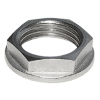 Контргайка латунная реборда ВР (ВН) Ду-15 (1/2") никель SantechSystems