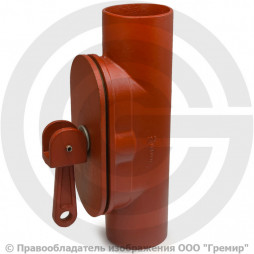 Ревизия чугунная безраструбная SML Ду-150 с замком с перекидным рычагом Китай