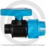 Кран ПНД компрессионный Дн 25-3/4&quot; Ру-16 НР (НАР) Джилекс