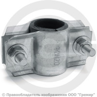 Хомут ремонтный двухсторонний оцинкованный Ду-20 (Дн 25-26,8) L=40мм ККАЗ Хомут ремонтный двухсторонний оцинкованный Ду-20 (Дн 25-26,8) L=40мм ККАЗ