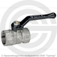 Кран латунный Ду-20 (3/4") Ру-25 ВР (ВН) никель рычаг Bugatti серия 600 Кран латунный Ду-20 (3/4") Ру-25 ВР (ВН) никель рычаг Bugatti серия 600