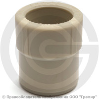 Муфта PP-R редукционная серая Дн 32-20 Pro Aqua