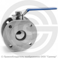 Кран нержавеющий AISI 316 (CF8M) межфланцевый Ду-50 Ру-16 полнопроходной АДЛ BV17 Кран нержавеющий AISI 316 (CF8M) межфланцевый Ду-50 Ру-16 полнопроходной АДЛ BV17