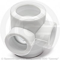 Тройник PP-R 2-двухплоскостной белый внутренняя пайка Дн 25 RTP (РосТурПласт) Тройник PP-R 2-двухплоскостной белый внутренняя пайка Дн 25 RTP (РосТурПласт)